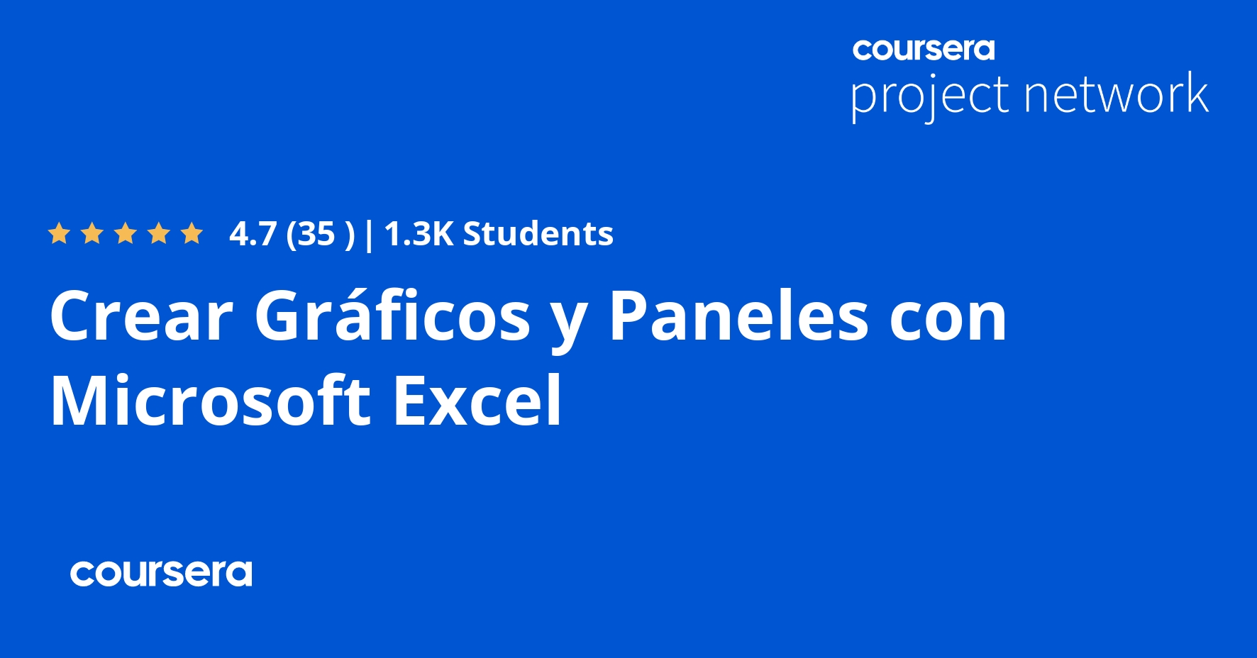 Crear Gráficos y Paneles con Microsoft Excel Coursya