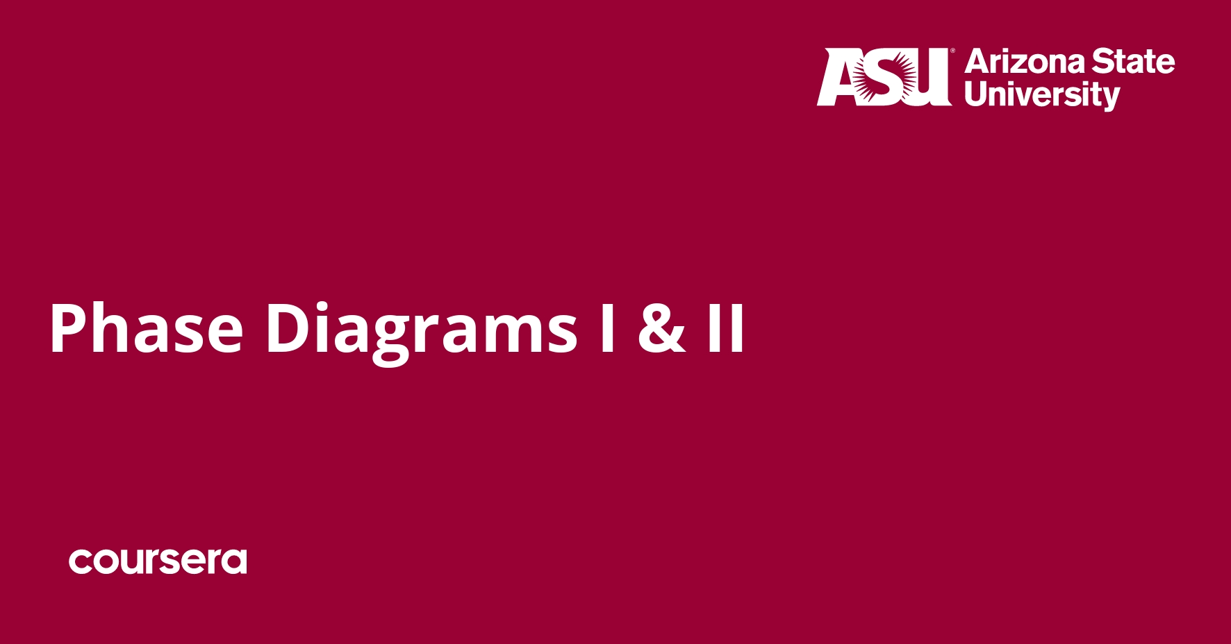 Phase Diagrams I Ii Coursya