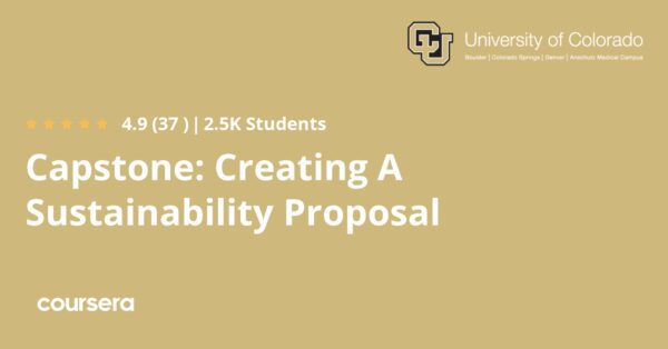 Capstone: Creating A Sustainability Proposal