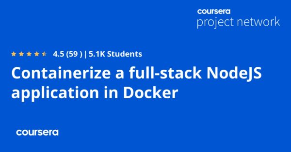 Containerize a full-stack NodeJS application in Docker