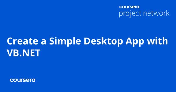 Create a Simple Desktop App with VB.NET