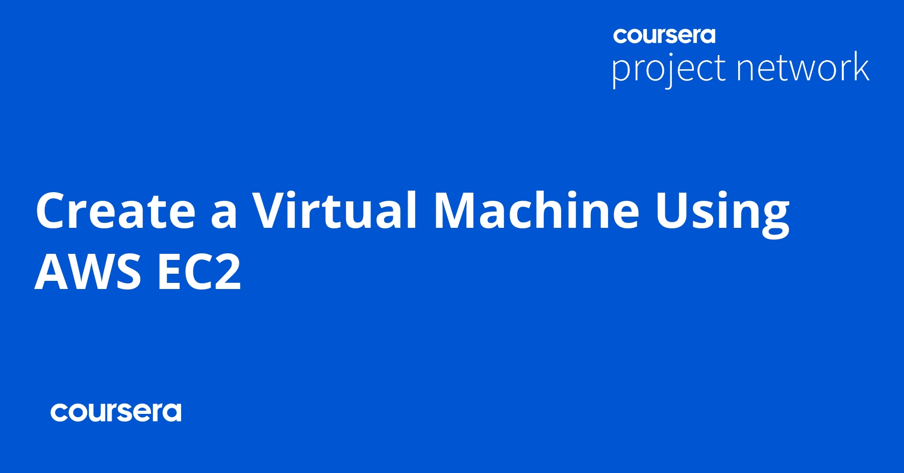 Create A Virtual Machine Using AWS EC2 - Coursya