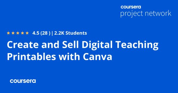 Create and Sell Digital Teaching Printables with Canva