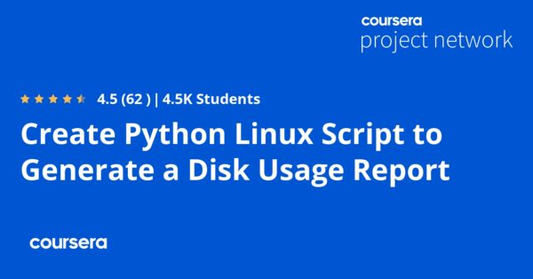 Create Python Linux Script to Generate a Disk Usage Report