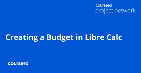 Creating a Budget in Libre Calc