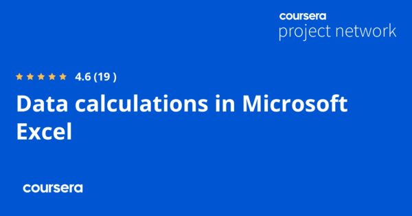 Data calculations in Microsoft Excel - Coursya