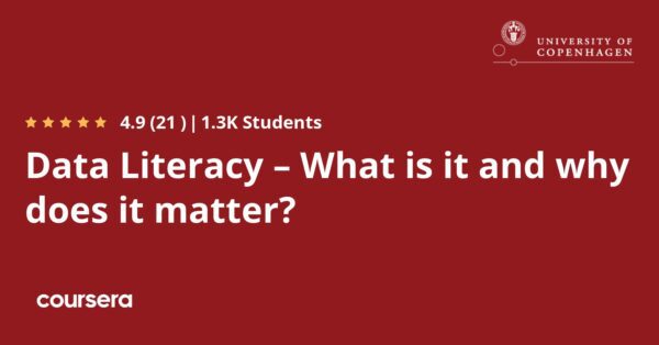 Data Literacy – What is it and why does it matter?