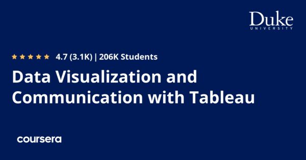 Data Visualization and Communication with Tableau