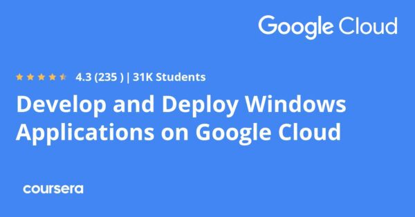 Develop and Deploy Windows Applications on Google Cloud