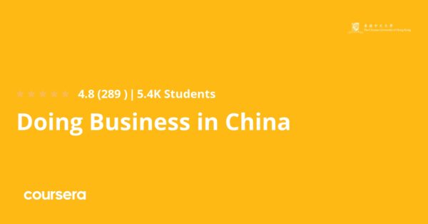 Doing Business in China Specialization