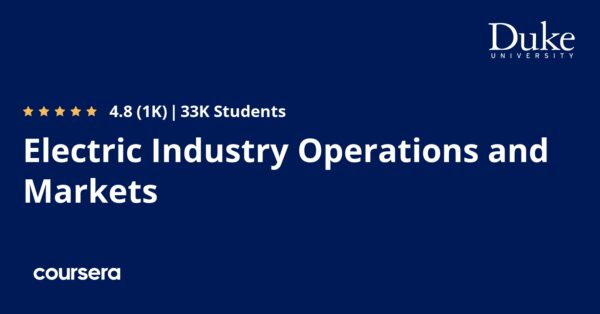 Electric Industry Operations and Markets
