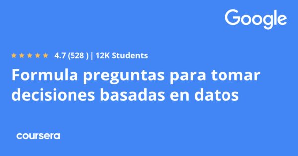 Formula preguntas para tomar decisiones basadas en datos