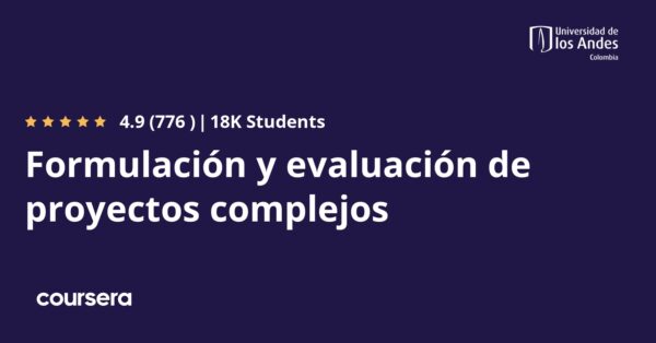 Formulación y evaluación de proyectos complejos