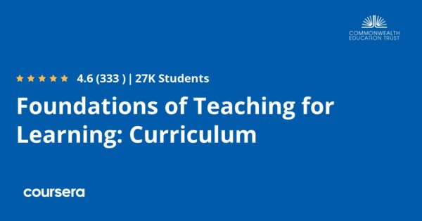 Foundations of Teaching for Learning: Curriculum