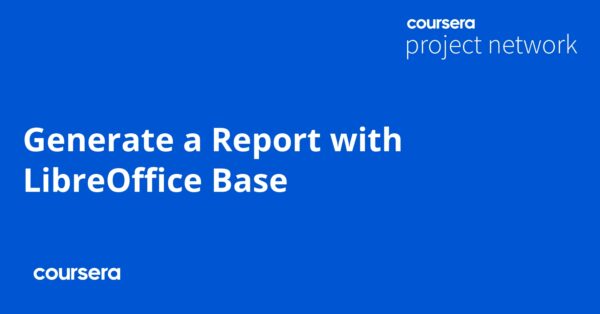 Generate a Report with LibreOffice Base