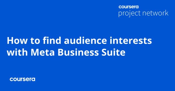 How to find audience interests with Meta Business Suite