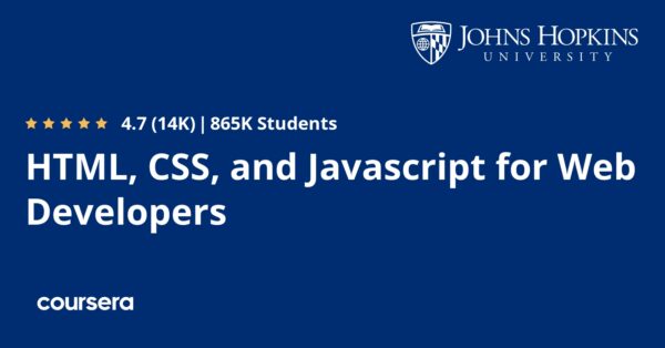 HTML, CSS, And Javascript For Web Developers - Coursya