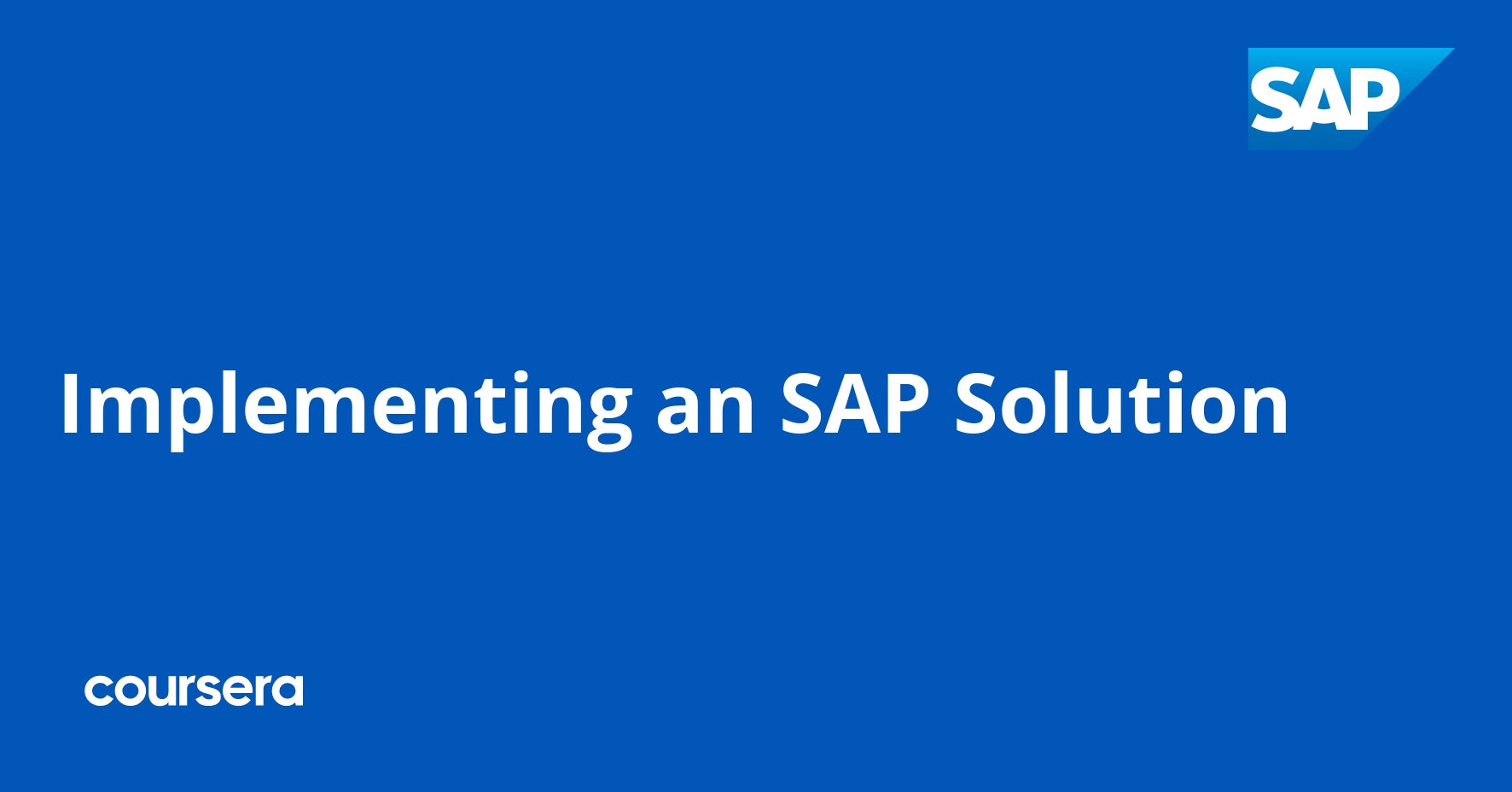 Implementing an SAP Solution