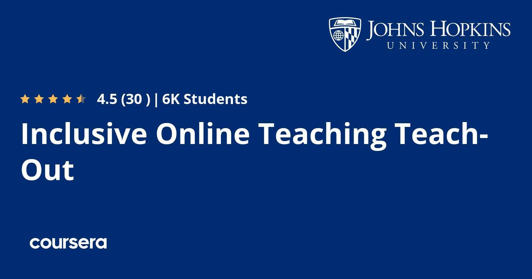 Inclusive Online Teaching Teach-Out