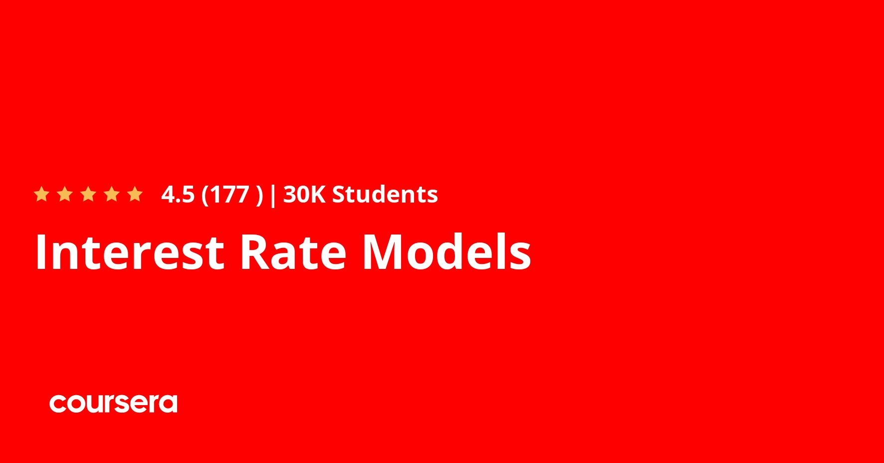 Interest Rate Models