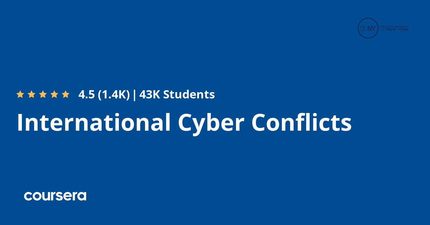 International Cyber Conflicts - Coursya