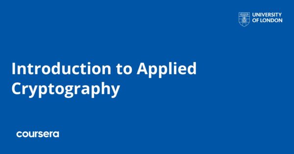 Introduction to Applied Cryptography