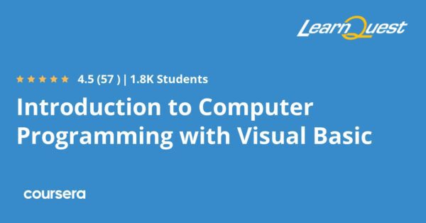 Introduction To Computer Programming With Visual Basic Specialization ...