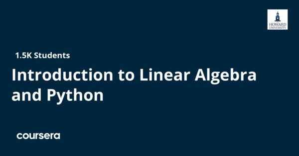 Introduction to Linear Algebra and Python