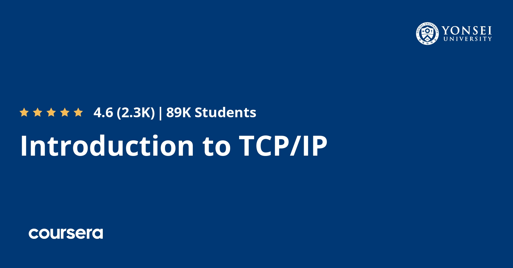 Introduction To Tcpip Coursya 0477