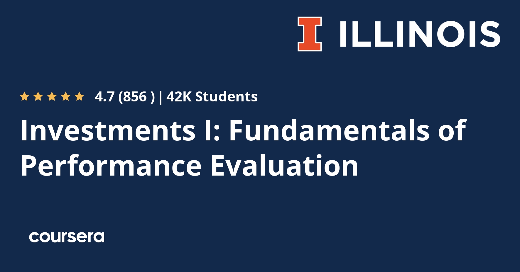 Investments I: Fundamentals of Performance Evaluation