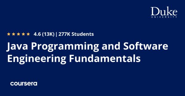 Java Programming and Software Engineering Fundamentals Specialization