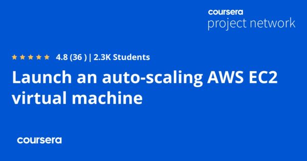 Launch an auto-scaling AWS EC2 virtual machine