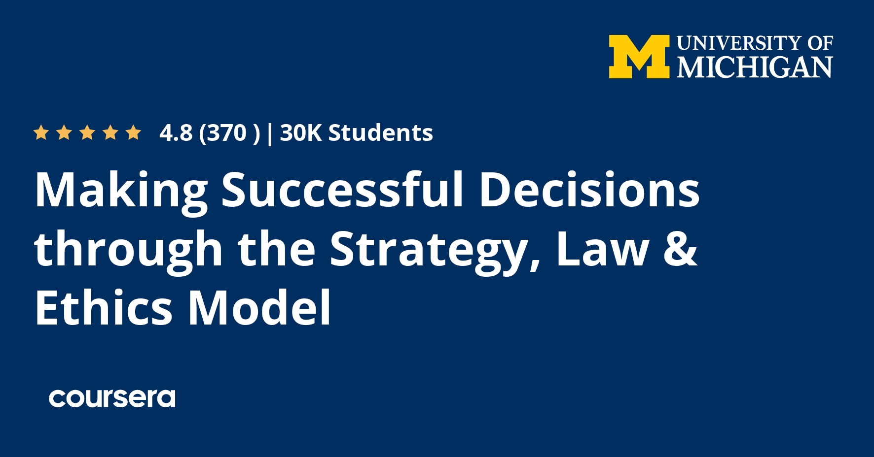 Making Successful Decisions through the Strategy, Law & Ethics Model ...