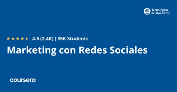 Marketing con Redes Sociales Specialization