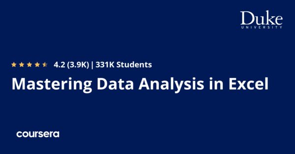 Mastering Data Analysis in Excel