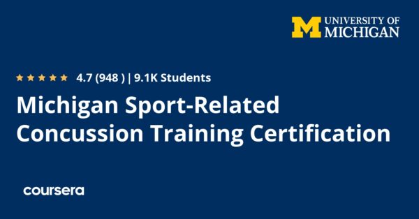 Michigan Sport-Related Concussion Training Certification