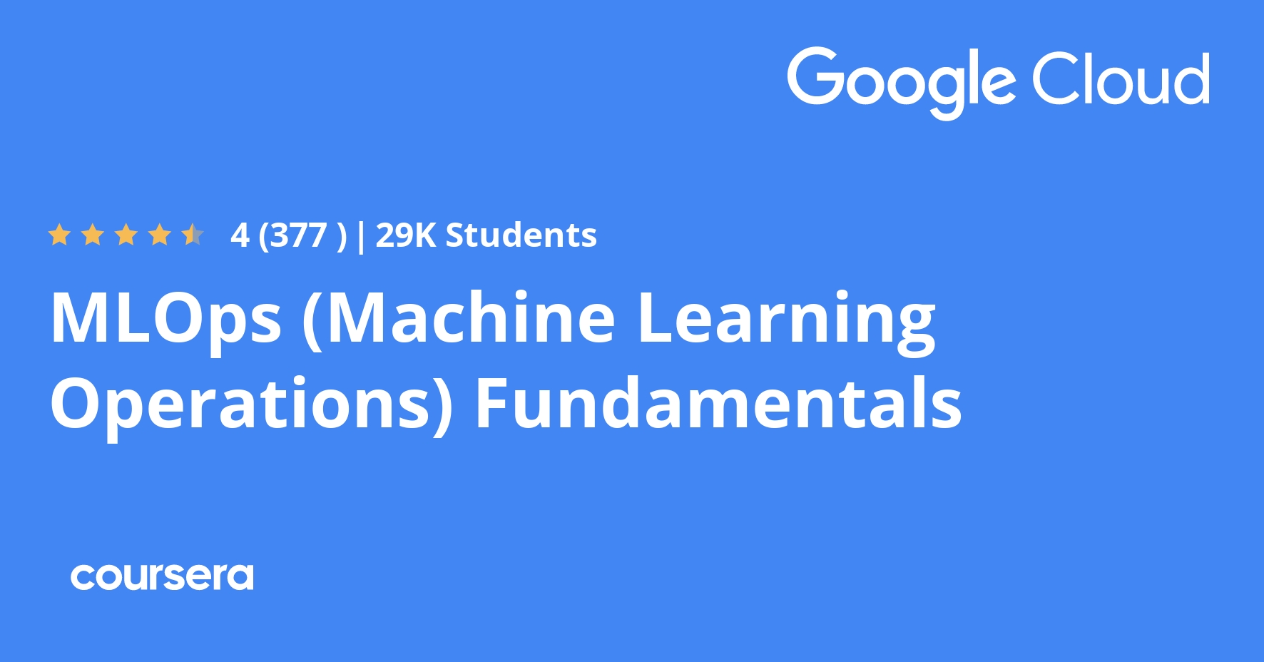 MLOps (Machine Learning Operations) Fundamentals - Coursya