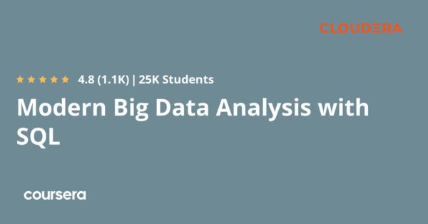 Modern Big Data Analysis with SQL Specialization