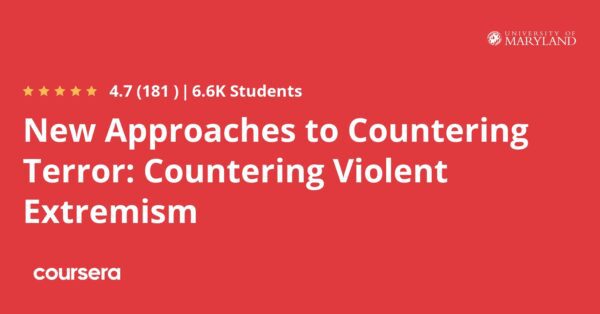 New Approaches to Countering Terror: Countering Violent Extremism
