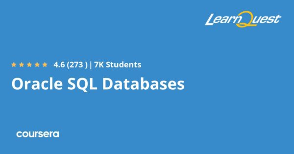 Oracle SQL Databases Specialization - Coursya