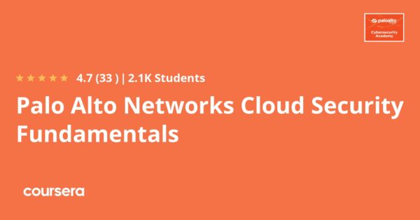 Palo Alto Networks Cloud Security Fundamentals