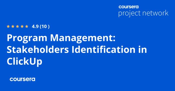 Program Management: Stakeholders Identification in ClickUp