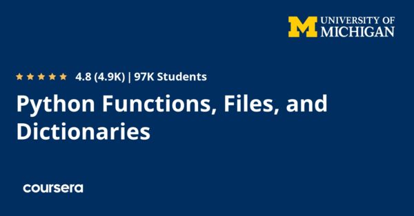 Python Functions, Files, and Dictionaries