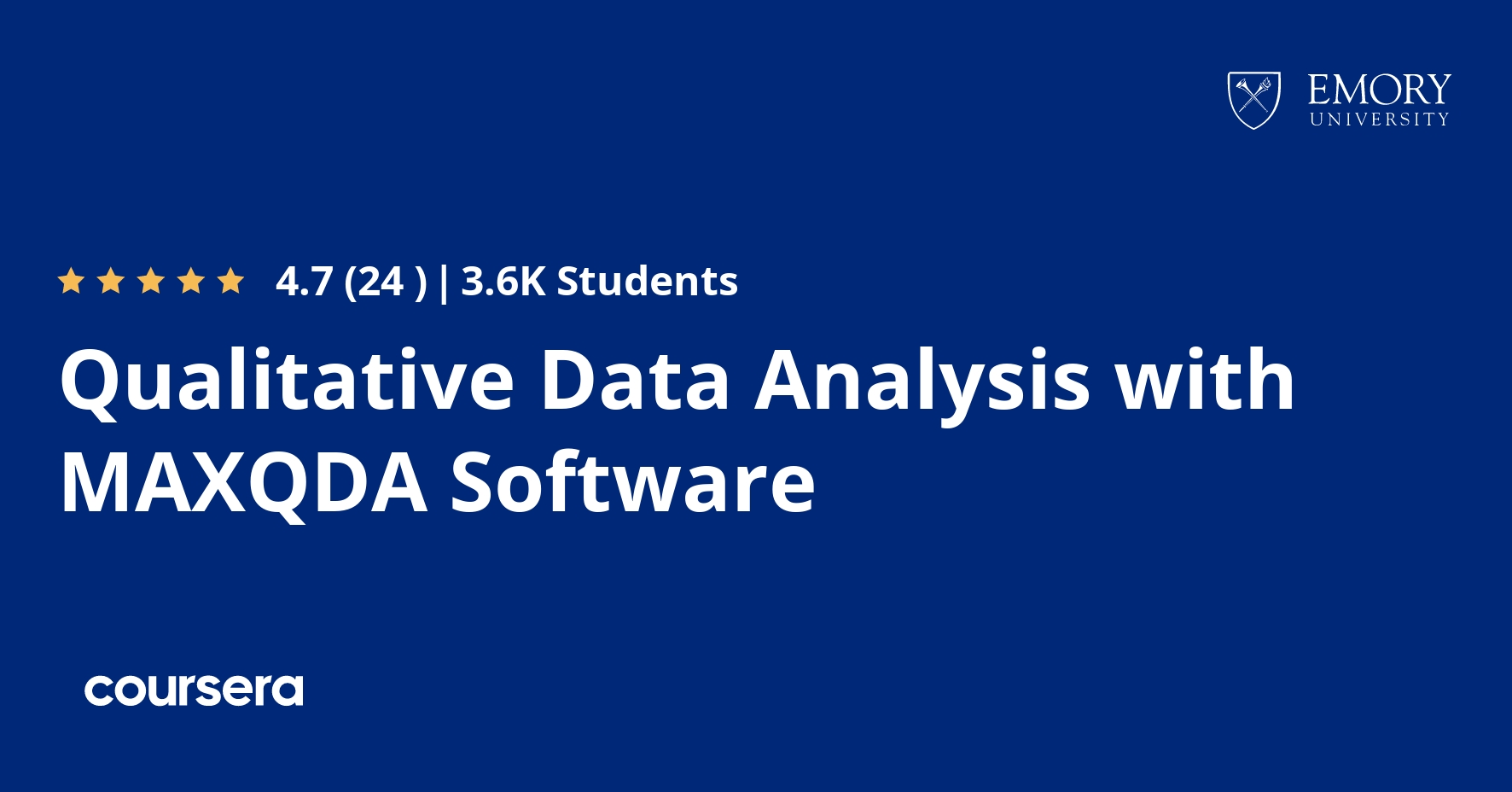 Qualitative Data Analysis With MAXQDA Software - Coursya