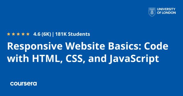 Responsive Website Basics: Code with HTML, CSS, and JavaScript