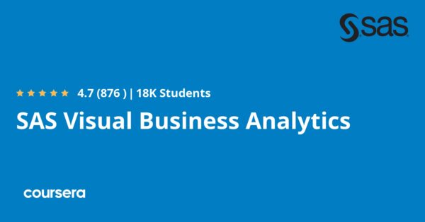 SAS Visual Business Analytics Professional Certificate