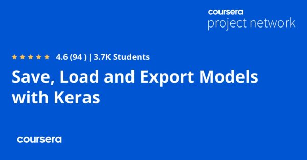 Save, Load and Export Models with Keras