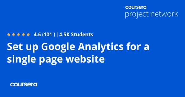 Set up Google Analytics for a single page website