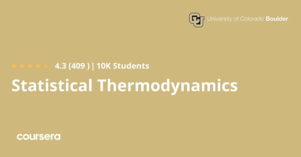 Statistical Thermodynamics Specialization