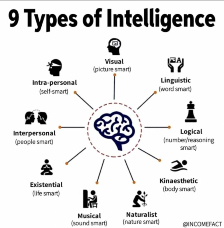 9 Types of Intelligence - Coursya